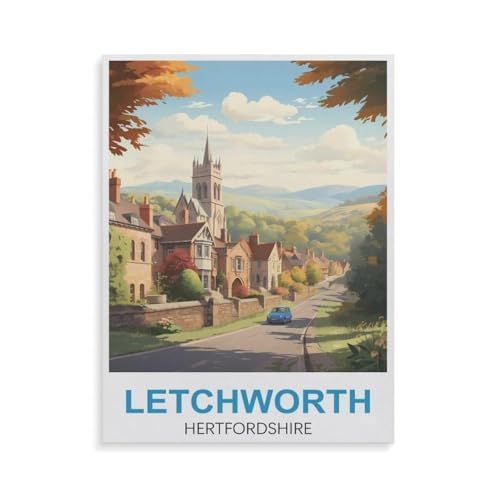 Puzzles 1000 Stück，Letchworth Hertfordshire，Spielzeug Zur Stressreduktion Für Familien Puzzle - Personalisierte Herausforderungs-Spielzeuge Für Erwachsene（75x50cm）-GU3 von YYHMKBYY