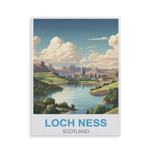 Puzzles 1000 Stück，Loch Ness Schottland，Spielzeug Zur Stressreduktion Für Familien Puzzle - Personalisierte Herausforderungs-Spielzeuge Für Erwachsene（75x50cm）-GT40 von YYHMKBYY