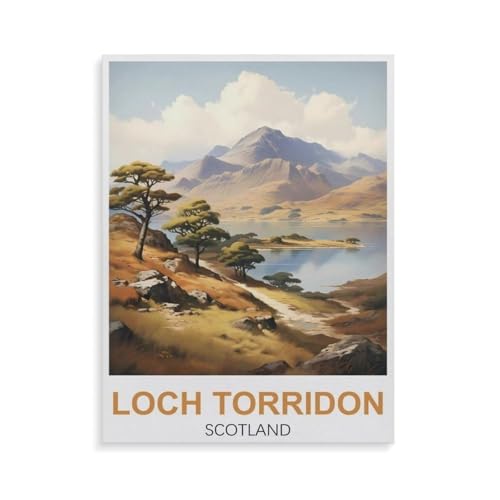 Puzzles 1000 Stück，Loch Torridon Schottland，Spielzeug Zur Stressreduktion Für Familien Puzzle - Personalisierte Herausforderungs-Spielzeuge Für Erwachsene（38x26cm）-GS98 von YYHMKBYY