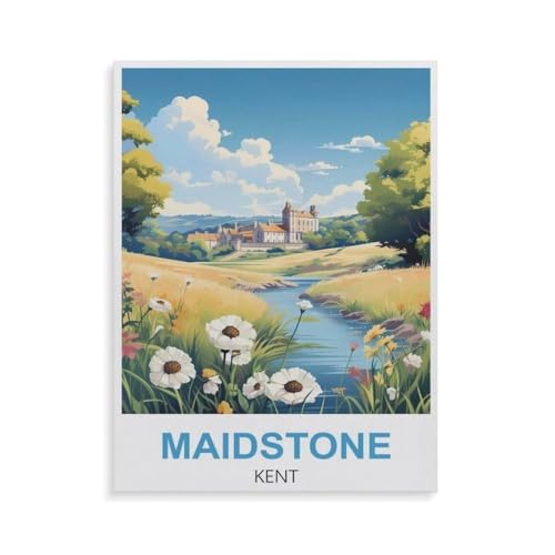 Puzzles 1000 Stück，Maidstone Kent，Spielzeug Zur Stressreduktion Für Familien Puzzle - Personalisierte Herausforderungs-Spielzeuge Für Erwachsene（50x70cm）-GS77 von YYHMKBYY