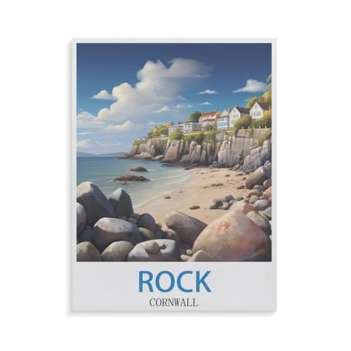 Puzzles 1000 Stück，Rock Cornwall，Spielzeug Zur Stressreduktion Für Familien Puzzle - Personalisierte Herausforderungs-Spielzeuge Für Erwachsene（50x70cm）-GR93 von YYHMKBYY