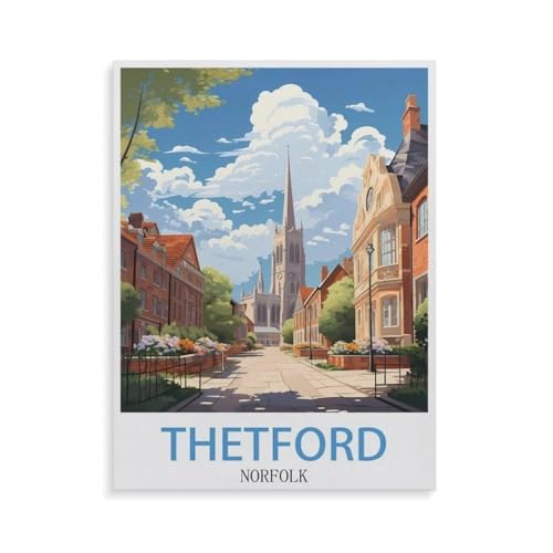 Puzzles 1000 Stück，Thetford Norfolk，Spielzeug Zur Stressreduktion Für Familien Puzzle - Personalisierte Herausforderungs-Spielzeuge Für Erwachsene（75x50cm）-GR30 von YYHMKBYY