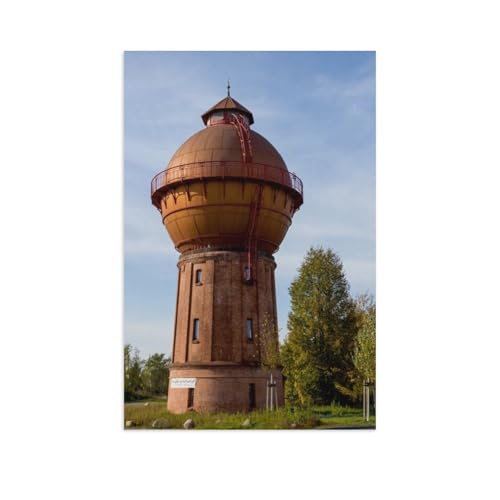 Puzzles 1000 Stück，Wasserturm in Cottbus，Spielzeug Zur Stressreduktion Für Familien Puzzle - Personalisierte Herausforderungs-Spielzeuge Für Erwachsene（75x50cm）-AU92 von YYHMKBYY