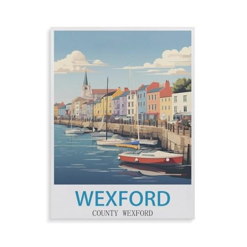 Puzzles 1000 Stück，Wexford County Wexford，Spielzeug Zur Stressreduktion Für Familien Puzzle - Personalisierte Herausforderungs-Spielzeuge Für Erwachsene（38x26cm）-GW55 von YYHMKBYY