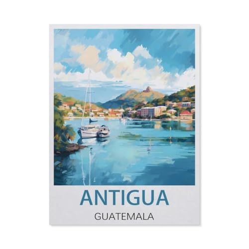 Puzzles 1000 Stück Holz Montage Bild，Antigua Guatemala，Erwachsene Spiele Lernspielzeug（75x50cm）-EY22 von YYHMKBYY