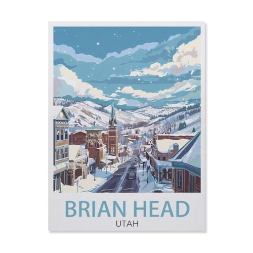 Puzzles 1000 Stück Holz Montage Bild，Brian Head, Utah，Erwachsene Spiele Lernspielzeug（75x50cm）-DP75 von YYHMKBYY