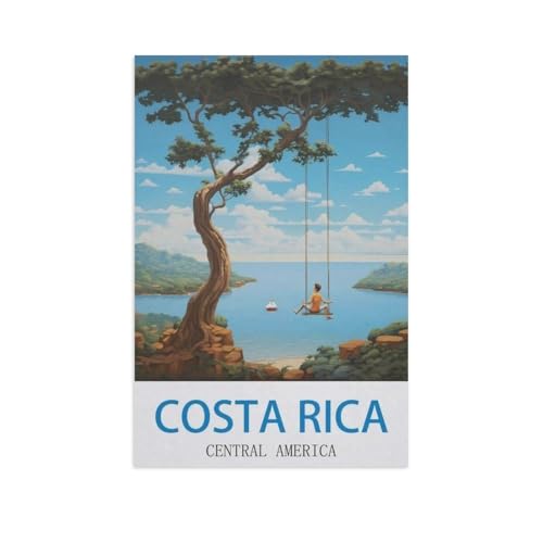 Puzzles 1000 Stück Holz Montage Bild，Costa Rica, Mittelamerika，Erwachsene Spiele Lernspielzeug（75x50cm）-GD76 von YYHMKBYY