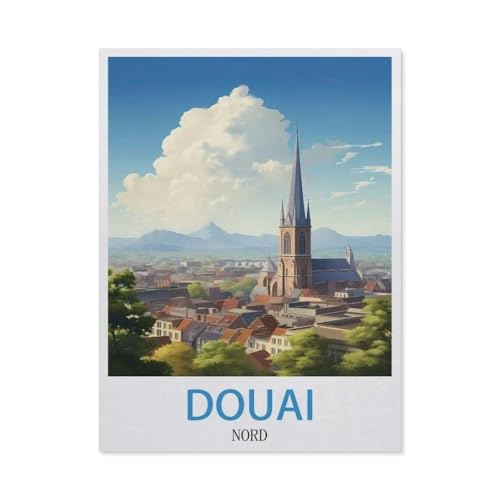 Puzzles 1000 Stück Holz Montage Bild，Douai Nord，Erwachsene Spiele Lernspielzeug（75x50cm）-GO74 von YYHMKBYY