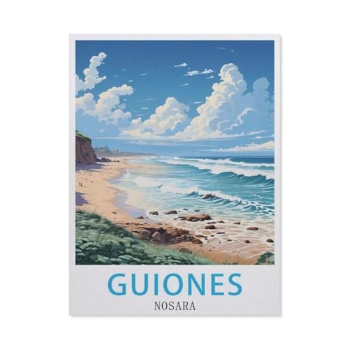 Puzzles 1000 Stück Holz Montage Bild，Guiones Nosara，Filmplakat Für Erwachsene Spiele Lernspielzeug（75x50cm）-BA28 von YYHMKBYY