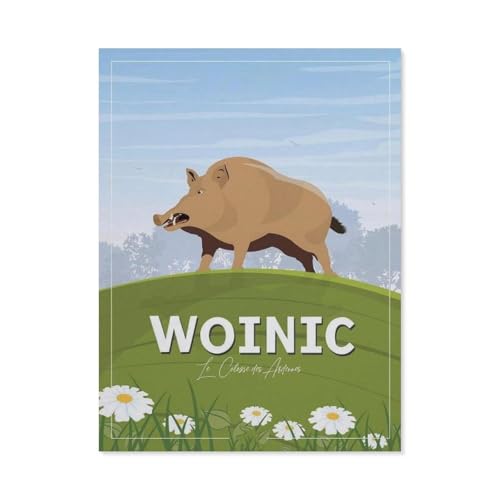 Puzzles 1000 Stück Holz Montage Bild，Saulces-Monclin Frankreich Woinic，Filmplakat Für Erwachsene Spiele Lernspielzeug（75x50cm）-BN48 von YYHMKBYY