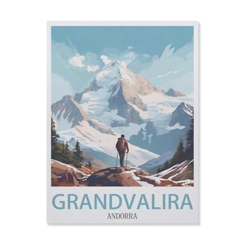 Puzzles 1000 Stück Papier Montage Bild，Grandvalira, Andorra, Berg，Erwachsene Spiele Lernspielzeug（38x26cm）-DS67 von YYHMKBYY