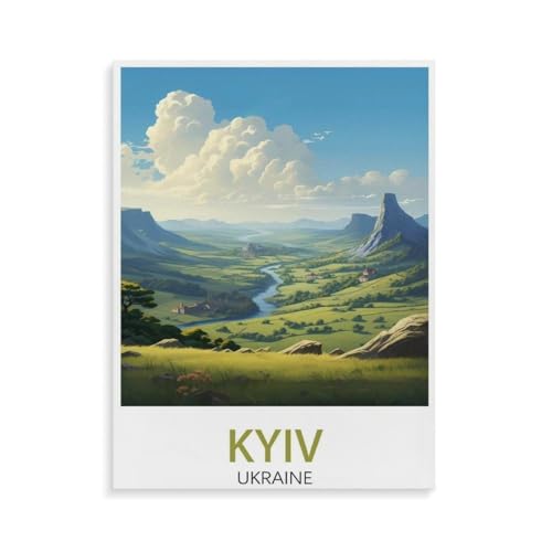 Puzzles 1000 Stück Papier Montage Bild，Kiew Ukraine Berg，Erwachsene Spiele Lernspielzeug（50x70cm）-O73 von YYHMKBYY