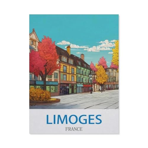 Puzzles 1000 Teile, Limoges, Frankreich, Kinder, Spielzeug, Geschenk (50 x 70 cm) -DZ75 von YYHMKBYY