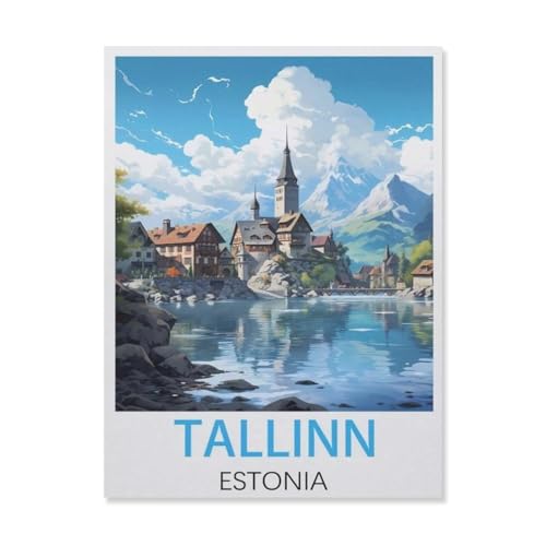 Puzzles 1000 Teile, Tallinn, Estland, Kinder, Spielzeug, Geschenk (75 x 50 cm) -DN95 von YYHMKBYY