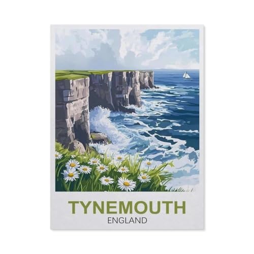 Puzzles 1000 Teile, Tynemouth England, Kinder, Spielzeug, Geschenk (75 x 50 cm) -FA16 von YYHMKBYY