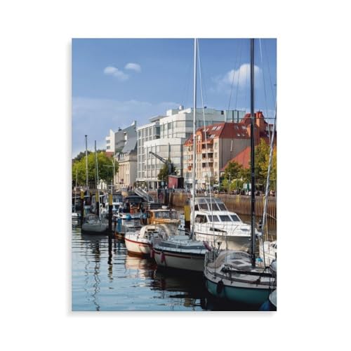 Puzzles 1000 Teile，Oldenburg am Wasser，Art Posters Puzzlas - Gedächtnisspiele Für Senioren - Family Games Educational Toys（50x70cm）-AX46 von YYHMKBYY