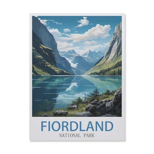 Puzzles 1000 Teile für Erwachsene，Fiordland-Nationalpark, Neuseeland, Berg，Klassische Puzzle Teenager Jungen Mädchen Puzzle Lustige Familienpuzzles In Premium-Qualität Zum Geburtstag（50x70cm）-DT81 von YYHMKBYY
