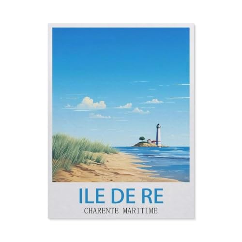 Puzzles 1000 Teile für Erwachsene，ILE De Re Charente Maritimes，Klassische Puzzle Teenager Jungen Mädchen Puzzle Lustige Familienpuzzles In Premium-Qualität Zum Geburtstag（38x26cm）-GO42 von YYHMKBYY