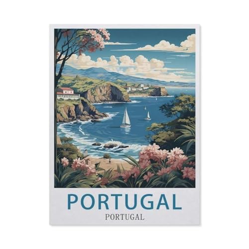Puzzles für Erwachsene und Kinder, 1000 Teile, Puzzle, Madeira Portugal, schwieriges Puzzlespiel (75 x 50 cm) - EU97 von YYHMKBYY