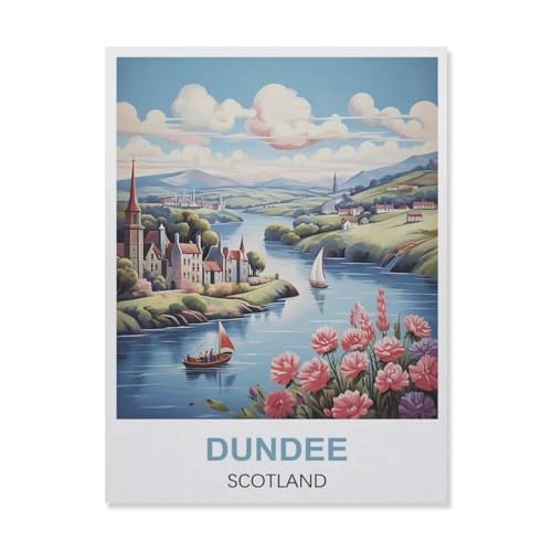 Puzzles für Erwachsene und Kinder, Puzzle 1000 Teile, Dundee Schottland, stimulierendes Puzzlespiel (75 x 50 cm) - ES19 von YYHMKBYY