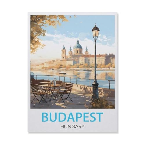 Puzzles mit 1000 Teilen, Budapest, Ungarn, intellektuelles Lernspielzeug, lustiges Puzzle, Familienspiel für Kinder und Erwachsene (50 x 70 cm) -DR51 von YYHMKBYY
