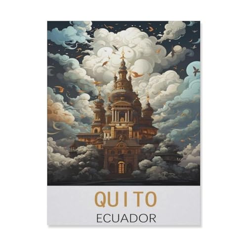 Quito, Ecuador，Puzzle 1000 Teile,Intellektuelle Entwicklung Pädagogisches Nach Hause Interessante Dekompression Brain Challenge Puzzle Für Jugendliche Kinder（75x50cm）-FK58 von YYHMKBYY