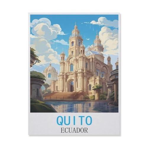 Quito, Ecuador，Puzzles, 1000-teiliges Puzzle Für Erwachsene Und Kinder Ab 10 Jahren（38x26cm）-FN40 von YYHMKBYY