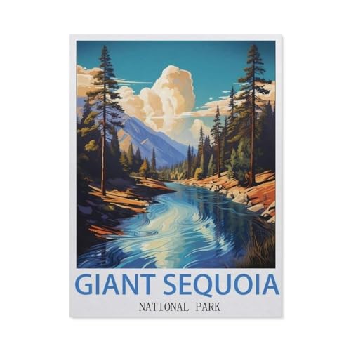 Riesiges Sequoia-Nationalpark, Puzzle 1000 Teile für Erwachsene, klassisches Puzzle, Kinderpuzzle, herausfordernde und schwierige Puzzles für Erwachsene und Jugendliche (75 x 50 cm), BP11 von YYHMKBYY