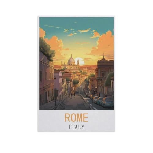 Rom, Italien，Puzzles 1000 Teile für Erwachsene, Klassische Puzzle Jungen Mädchen Puzzle für Kinder Teenager Lernspiel Spielzeug（50x70cm）-FO12 von YYHMKBYY
