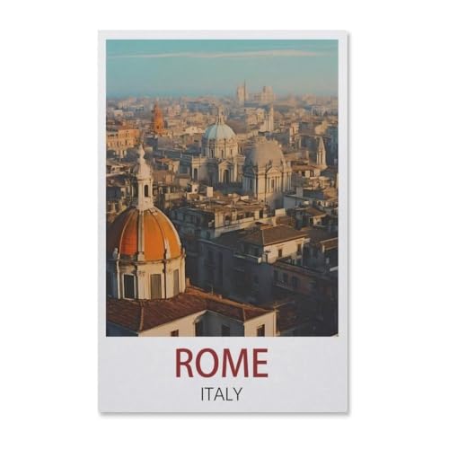 Rom Italien，Puzzles, 1000-teiliges Puzzle Für Erwachsene Und Kinder Ab 10 Jahren（75x50cm）-AB10 von YYHMKBYY