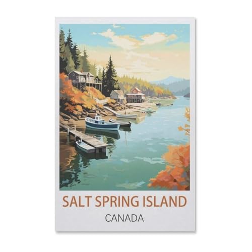 Salt Spring Island Kanada，Puzzle 1000 Teile Erwachsene Kinde Spaß Lernspielzeug Geschenke（38x26cm）-AB23 von YYHMKBYY