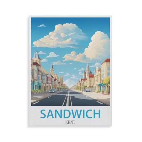 Sandwich Kent，1000 Teile, Puzzle Aus Papier Für Erwachsene Und Kinder Ab 12 Jahren, Lernspielzeug（38x26cm）-GS2 von YYHMKBYY