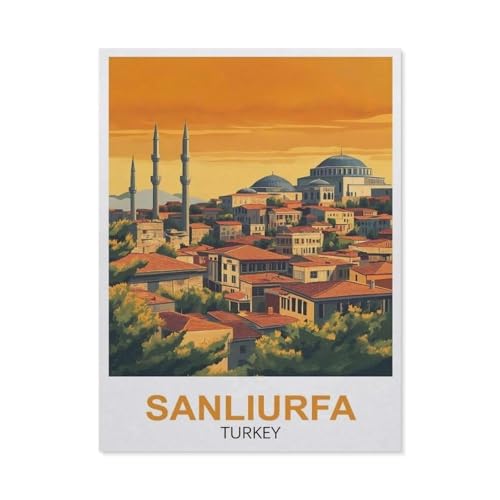 Sanliurfa Türkei, Puzzle 1000 Teile, Holzpuzzle, Lernspielzeug für Kinder und Erwachsene, Geburtstagsgeschenk (75 x 50 cm) -FB63 von YYHMKBYY