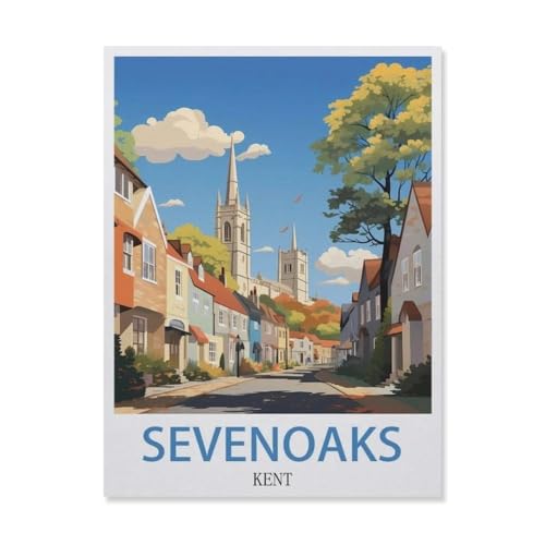 Sevenoaks Kent-Puzzles für Erwachsene, klassisches Puzzle, für Teenager, Jungen, Mädchen, stabile eng anliegende Teile, Buchstaben auf der Rückseite für ideale Herausforderung und Geschenk, 75 x 50 cm Sevenoaks Kent-Puzzles für Erwachsene, klassisches Puzzle, für Teenager, Jungen, Mädchen, stabile eng anliegende Teile, Buchstaben auf der Rückseite für ideale Herausforderung und Geschenk, 75 x 50 cm von YYHMKBYY