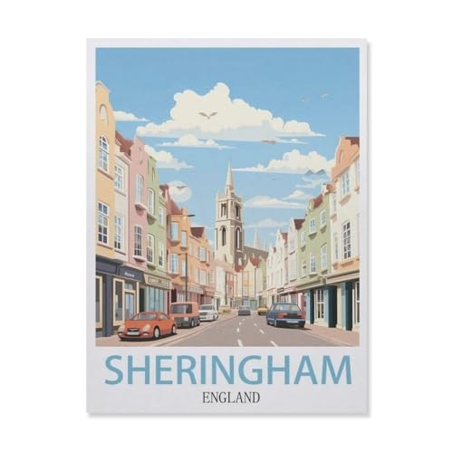 Sheringham, England，Holz Puzzle 1000 Teile Spielzeug Für Erwachsene Dekompressionsspiel（75x50cm）-DR78 von YYHMKBYY