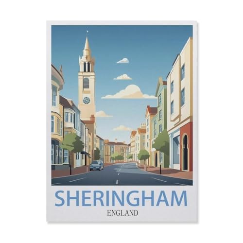 Sheringham England，Papier Puzzle 1000 Teile Spielzeug Für Erwachsene Dekompressionsspiel（38x26cm）-ET74 von YYHMKBYY