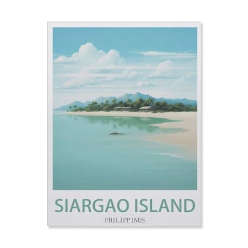 Siargao Island Philippinen, Puzzle 1000 Teile für Erwachsene, klassisches Puzzle, Kinderpuzzle, herausfordernde und schwierige Puzzles für Erwachsene und Jugendliche (50 x 70 cm) - EI41 von YYHMKBYY