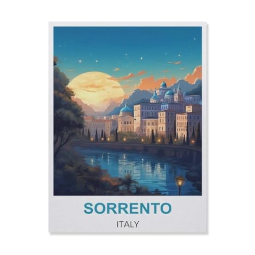 Sorrento Italy, Puzzle 1000 Teile für Erwachsene, klassisches Puzzle, Kinderpuzzle, herausfordernde und schwierige Puzzles für Erwachsene und Jugendliche (75 x 50 cm), FI12 von YYHMKBYY