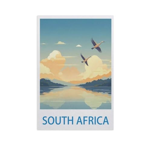 Südafrika，Puzzles 1000 Teile für Erwachsene, Klassische Puzzle Jungen Mädchen Puzzle für Kinder Teenager Lernspiel Spielzeug（75x50cm）-FZ86 von YYHMKBYY
