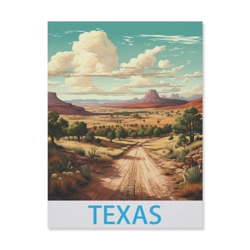 Texas，Puzzles, 1000-teiliges Puzzle Für Erwachsene Und Kinder Ab 10 Jahren（38x26cm）-FL94 von YYHMKBYY