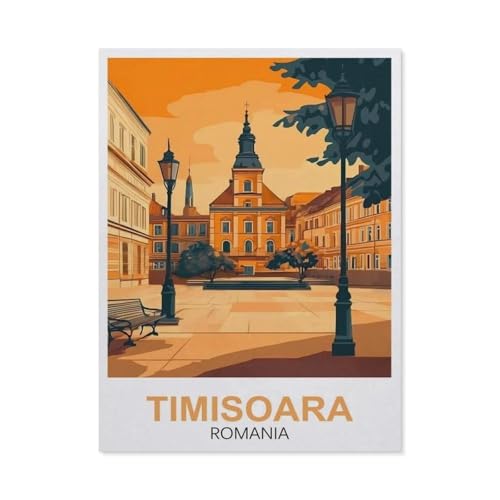 Timisoara EZ64 Puzzle, 1000-teiliges Puzzle, Holzspielzeug für Erwachsene und Kinder, Lernspiel (75 x 50 cm) von YYHMKBYY