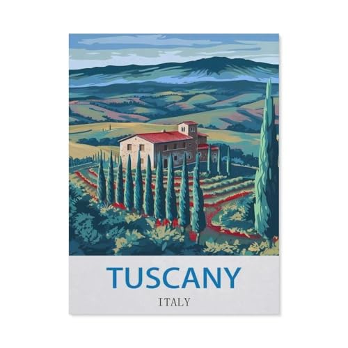 Toskana, Italien，Puzzle 1000 Teile Papier Puzzle Erwachsene Kinder Lernspielzeug Familie Dekompressionsspiel（38x26cm）-DG75 von YYHMKBYY