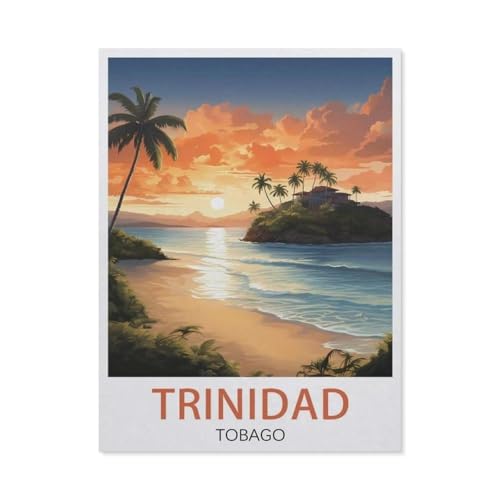 Trinidad Tobago，Puzzles, 1000-teiliges Puzzle Für Erwachsene Und Kinder Ab 10 Jahren（38x26cm）-AZ32 von YYHMKBYY