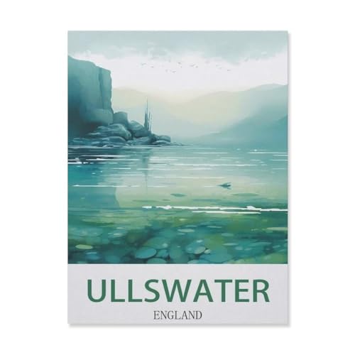 Ullswater EF44 Puzzle für Erwachsene, England, Kinder, Teenager, große Familien, Puzzle-Spiel (50 x 70 cm), 1000 Teile von YYHMKBYY