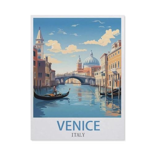 Venedig, Italien，Puzzles, 1000-teiliges Puzzle Für Erwachsene Und Kinder Ab 10 Jahren（50x70cm）-EO45 von YYHMKBYY