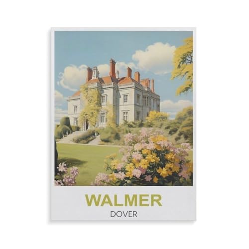 Walmer Dover，1000 Teile Puzzles, Holz Craft, Hochwertiges Modernes Puzzle, DIY, Für Erwachsene Und Kinder Ab 12 Jahren（75x50cm）-GV100 von YYHMKBYY