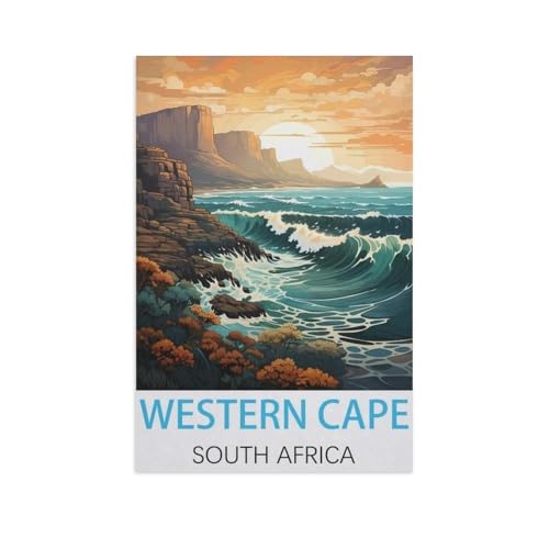Western Cape, Südafrika，Puzzle 1000 Teile,Intellektuelle Entwicklung Pädagogisches Nach Hause Interessante Dekompression Brain Challenge Puzzle Für Jugendliche Kinder（38x26cm）-FO96 von YYHMKBYY