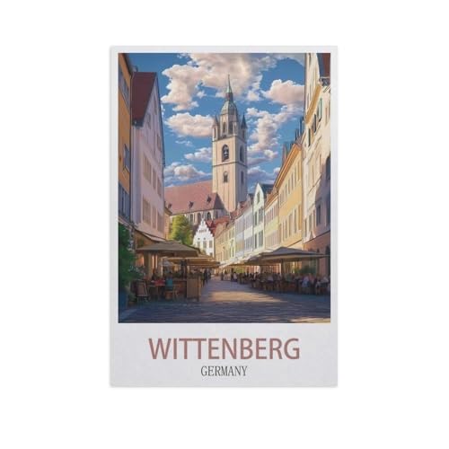 Wittenberg, Deutschland，Papier Puzzle 1000 Stück Adult Toys Dekompressionsspiel（38x26cm）-FX72 von YYHMKBYY