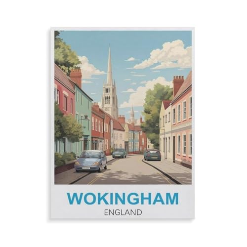 Wokingham England，1000 Teile, Puzzle Aus Papier Für Erwachsene Und Kinder Ab 12 Jahren, Lernspielzeug（38x26cm）-GW1 von YYHMKBYY