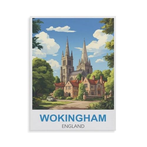 Wokingham England，Für Erwachsene Familie Stress Relief Puzzle Spielzeug - Familie Spaß Herausforderung Spielzeug - 1000 Teile Puzzle（38x26cm）-GV98 von YYHMKBYY